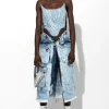Marques ' Almeida Bottoms | Denim | ACID WASH DENIM MULTI POCKET SKIRT ACIDWASH