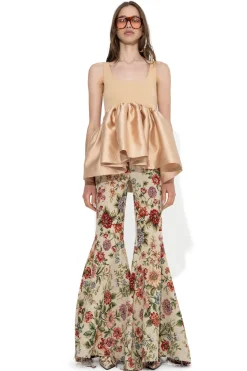 Marques ' Almeida Tops | SLEEVELESS PUFF HEM TOP BEIGE