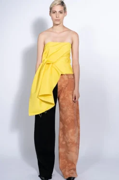 Marques ' Almeida Bottoms | Bottoms | BLACK AND BROWN BOYFRIEND TROUSERS MULTICOLOUR
