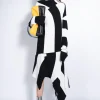Marques ' Almeida Knitwear | Tops | BLACK AND WHITE DRAPED JUMPER BLACKWHITE