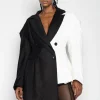 Marques ' Almeida Outerwear | Outerwear | BLACK AND WHITE FITTED BLAZER BLACKWHITE