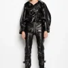 Marques ' Almeida Bottoms | BIKER LEATHER TROUSERS BLACK