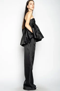 Marques ' Almeida Bottoms | Bottoms | BOYFRIEND TROUSERS BLACK