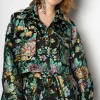 Marques ' Almeida Outerwear | Outerwear | BROCADE CROPPED OVERSHIRT BLACK