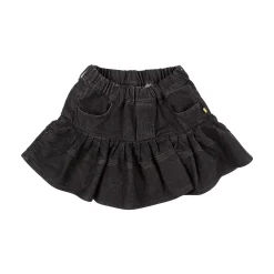 Marques ' Almeida Bottoms | DENIM SKORT WITH FRILL BLACK