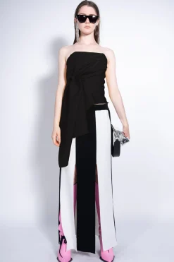 Marques ' Almeida Tops | Tops | DRAPED CORSET BLACK