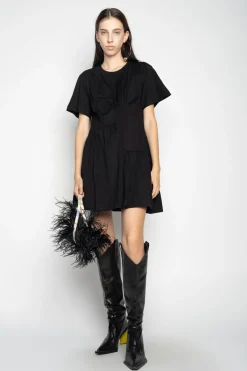 Marques ' Almeida Dresses | PANELLED GATHERED DRESS BLACK