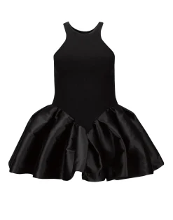 Marques ' Almeida Tops | Tops | TANK TOP WITH PEPLUM BLACK