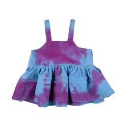 Marques ' Almeida Tops | BLUE AND PURPLE TOP WITH BIG FRILL MULTICOLOUR