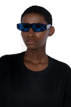 Marques ' Almeida Accessories | ANGULAR FRAME SUNGLASSES BLUE