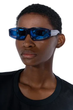 Marques ' Almeida Accessories | ANGULAR FRAME SUNGLASSES BLUE