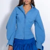 Marques ' Almeida Tops | Tops | CORSET FITTED SHIRT BLUE