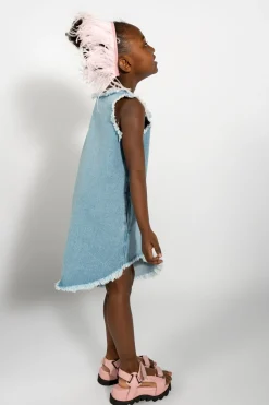 Marques ' Almeida Dresses | DENIM SLEEVELESS DRESS BLUE