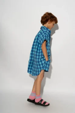 Marques ' Almeida Bottoms | GINGHAM BOXER SHORTS BLUE