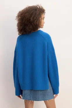 Marques ' Almeida Tops | Knitwear | KNIT JUMPER BLUE