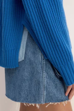 Marques ' Almeida Tops | Knitwear | KNIT JUMPER BLUE