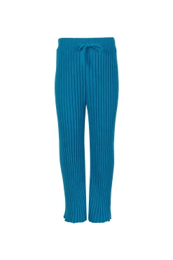 Marques ' Almeida Knitwear | Bottoms | MERINO KNIT TROUSERS BLUE