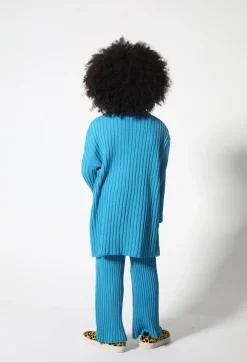 Marques ' Almeida Knitwear | Bottoms | MERINO KNIT TROUSERS BLUE