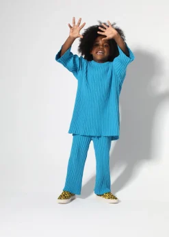 Marques ' Almeida Knitwear | Bottoms | MERINO KNIT TROUSERS BLUE