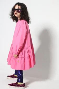 Marques ' Almeida Dresses | BRIGHT PINK LOOSE GATHERED DRESS BRIGHTPINK