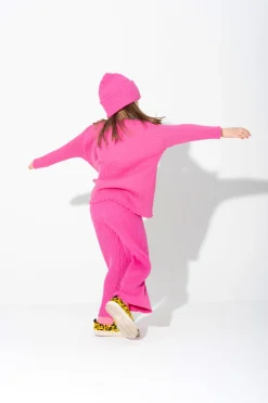 Marques ' Almeida Knitwear | Tops | BRIGHT PINK MERINO KNIT JUMPER BRIGHTPINK