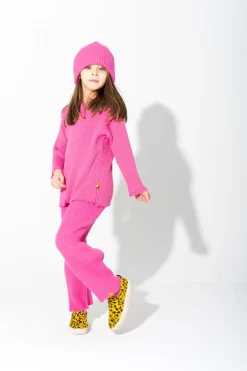 Marques ' Almeida Knitwear | Tops | BRIGHT PINK MERINO KNIT JUMPER BRIGHTPINK
