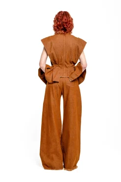 Marques ' Almeida Denim | Bottoms | BOYFRIEND TROUSERS BROWN