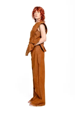 Marques ' Almeida Denim | Bottoms | BOYFRIEND TROUSERS BROWN