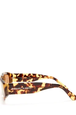 Marques ' Almeida Accessories | TORTOISE ANGULAR FRAME SUNGLASSES BROWN