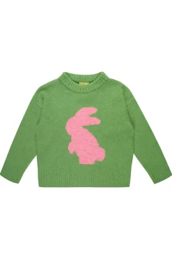 Marques ' Almeida Knitwear | Tops | BUNNY CREW NECK KNIT JUMPER GREEN