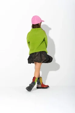 Marques ' Almeida Knitwear | Tops | BUNNY CREW NECK KNIT JUMPER GREEN
