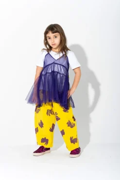 Marques ' Almeida Bottoms | BUNNY PRINT LOOSE TROUSERS YELLOW