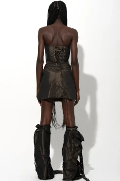 Marques ' Almeida Bottoms | Bottoms | DARK MULTI POCKET MINI SKIRT BROWN