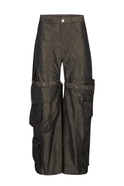 Marques ' Almeida Bottoms | Bottoms | DARK MULTI POCKET TROUSERS BROWN