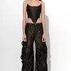 Marques ' Almeida Tops | Tops | DARK SHAPED CORSET BROWN