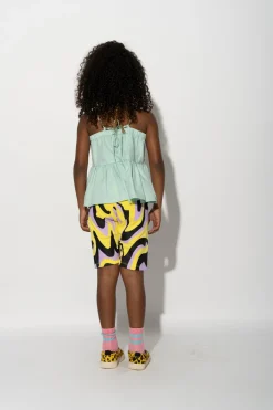 Marques ' Almeida Bottoms | Jersey | DARK WAVY PRINT BIKER SHORTS MULTICOLOUR