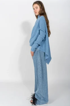 Marques ' Almeida Bottoms | Denim | DENIM BOYFRIEND TROUSERS BLUE