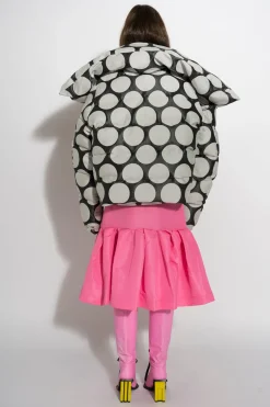 Marques ' Almeida Outerwear | DOTS BROCADE M'A PUFFER JACKET BLACKWHITE