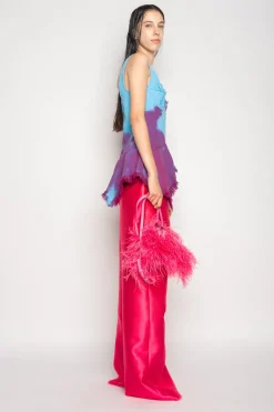 Marques ' Almeida Tops | Tops | DRILL TIE DYE PEPLUM CORSET TOP MULTICOLOUR
