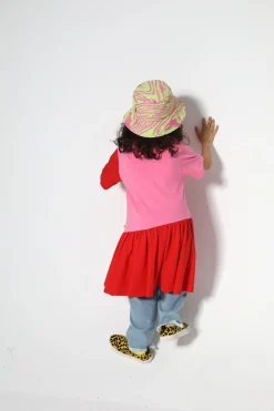 Marques ' Almeida Dresses | DUO COLOUR GATHERED JERSEY T-SHIRT DRESS MULTICOLOUR