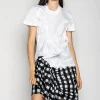 Marques ' Almeida Tops | GATHERED T-SHIRT IN WHITE