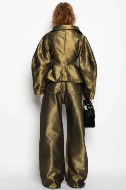 Marques ' Almeida Denim | Bottoms | DENIM PATCH POCKET BOYFRIEND JEANS GOLD