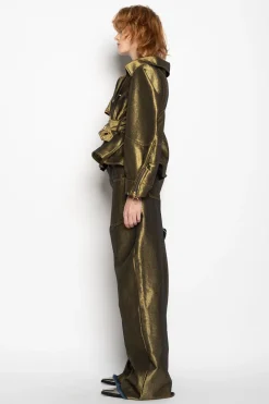 Marques ' Almeida Denim | Bottoms | DENIM PATCH POCKET BOYFRIEND JEANS GOLD