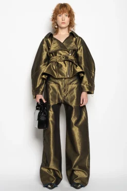 Marques ' Almeida Outerwear | Denim | DENIM POINTY JACKET GOLD