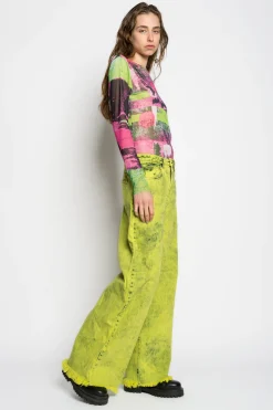 Marques ' Almeida Tops | Tops | GRAFFITI PRINT MESH TOP MULTICOLOUR