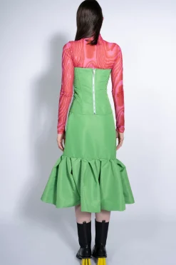Marques ' Almeida Bottoms | Bottoms | FITTED SKIRT GREEN