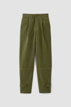 Marques ' Almeida Bottoms | M'a X Everlane | CUFFED TROUSERS KHAKI