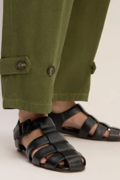 Marques ' Almeida Bottoms | M'a X Everlane | CUFFED TROUSERS KHAKI