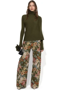 Marques ' Almeida Knitwear | Tops | MERINO DRAPED JUMPER KHAKI