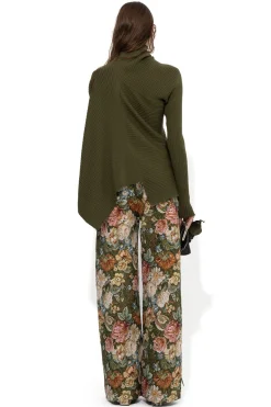 Marques ' Almeida Knitwear | Tops | MERINO DRAPED JUMPER KHAKI